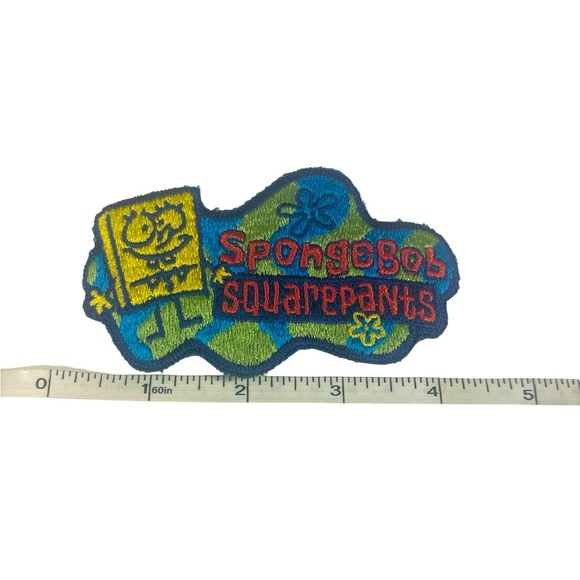 RARE SPONGEBOB SQUAREPANTS IRON-ON PATCH- ONLY AVAILABLE TO PRODUCTION CREW - Picture 2 of 4